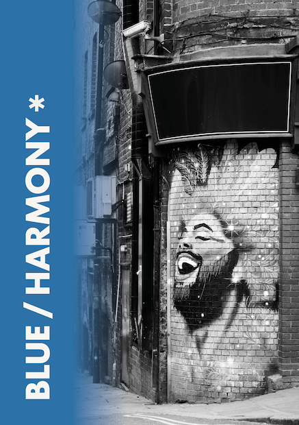 Cover of the blue zine