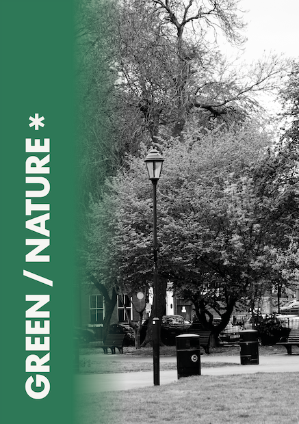Cover of the green zine