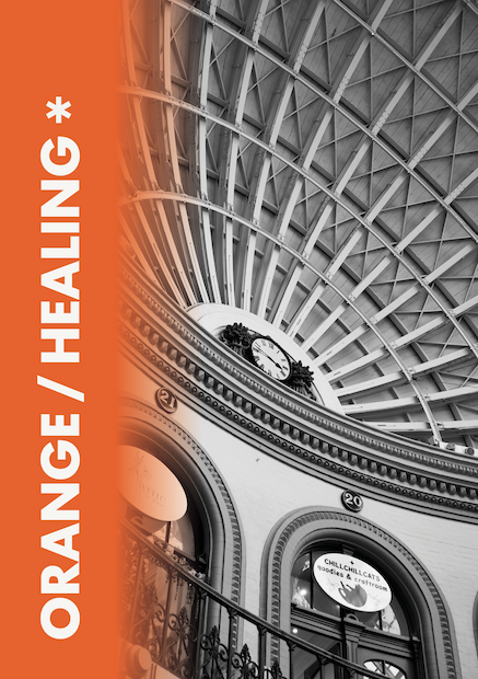 Cover of the orange zine